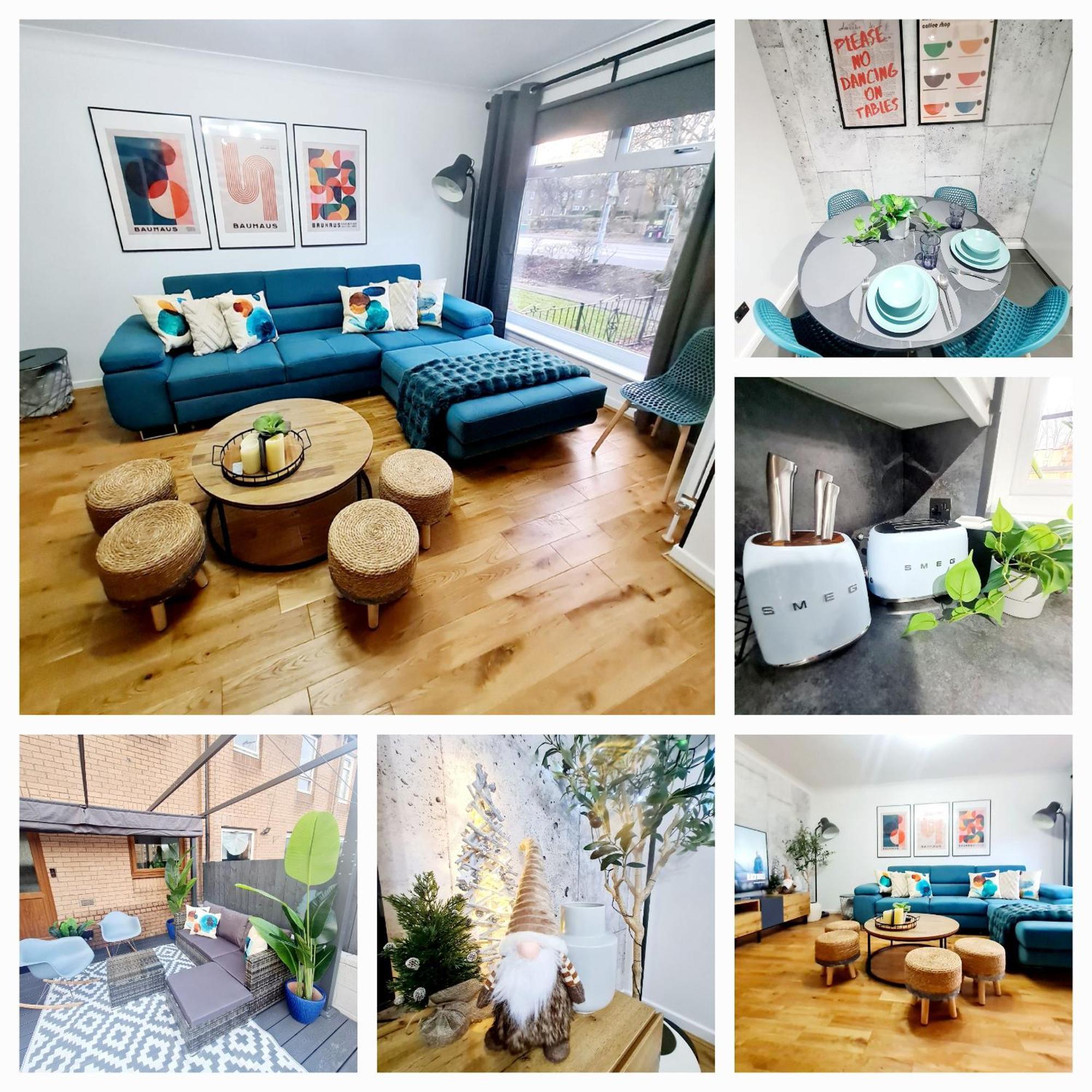 Bright 3Br Walking Distance To Town - Free Parking Apartment กลาสโกว์ ภายนอก รูปภาพ